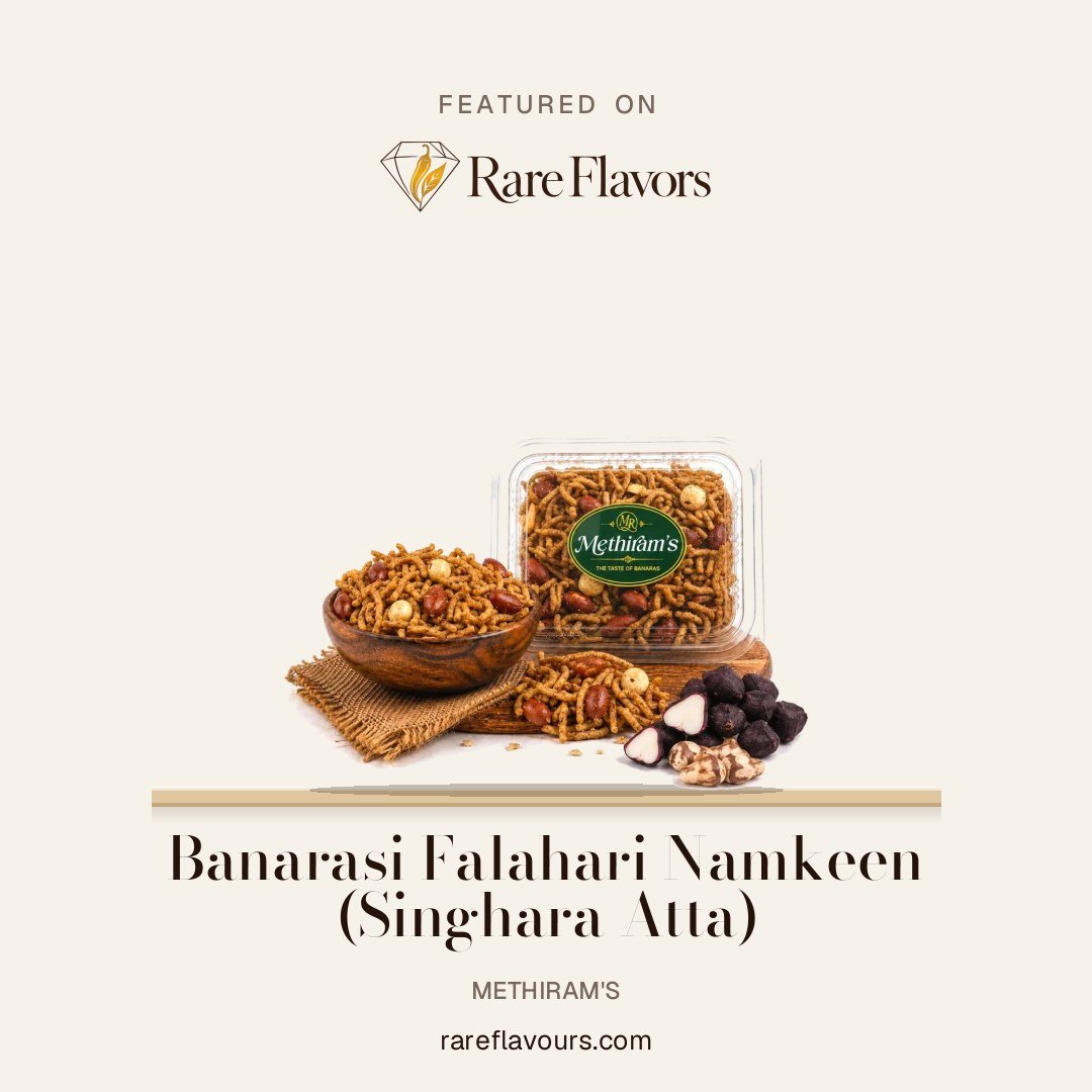 Banarasi Falahari Namkeen (Singhara Atta): featured on Rare Flavours
