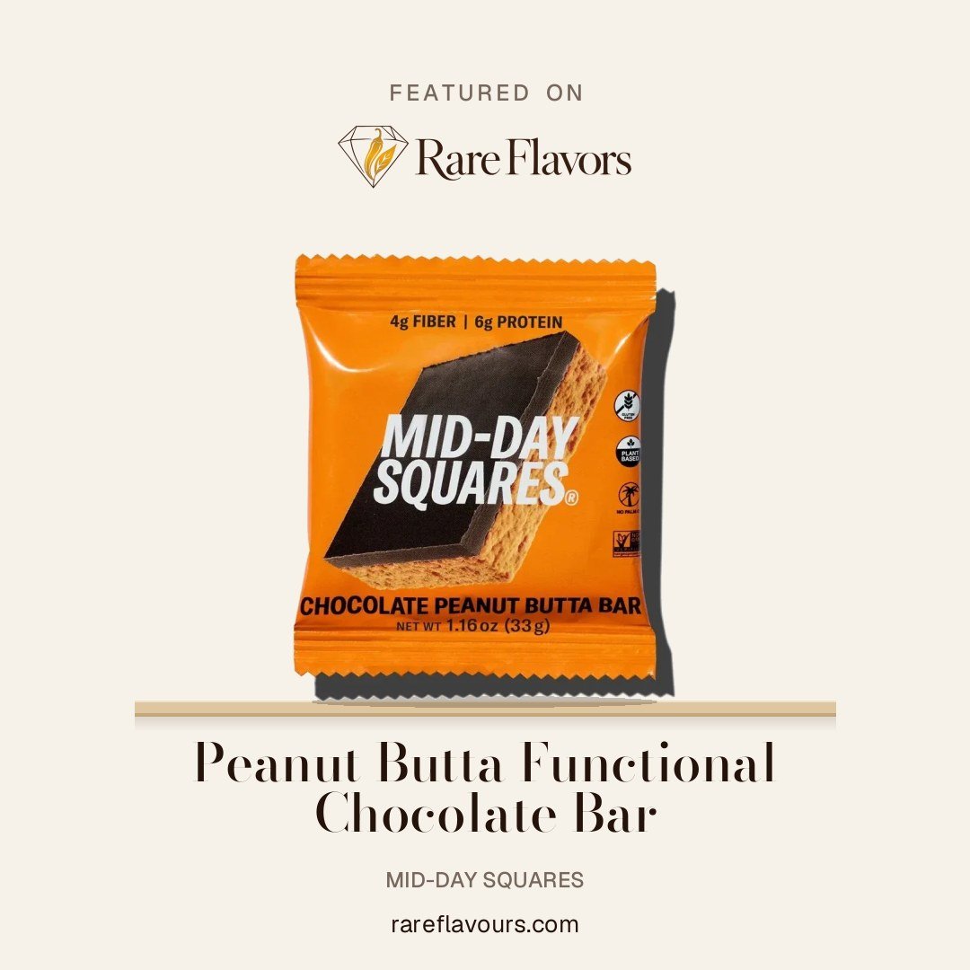 Peanut Butta Functional Chocolate Bar: featured on Rare Flavours
