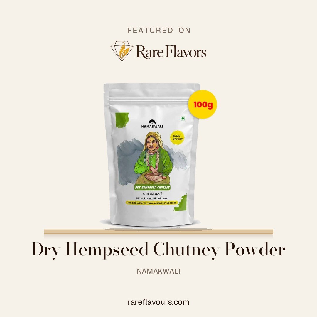 Dry Hempseed Chutney Powder: featured on Rare Flavours