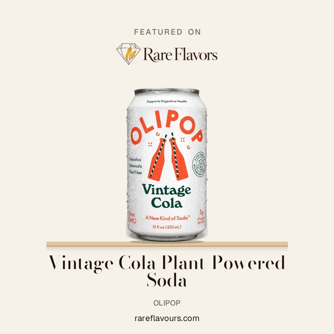 Vintage Cola Plant-Powered Soda: featured on Rare Flavours