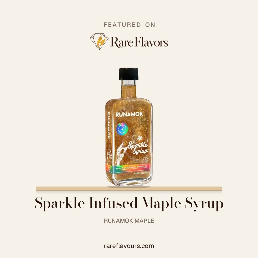 Sparkle Infused Maple Syrup: featured on Rare Flavours