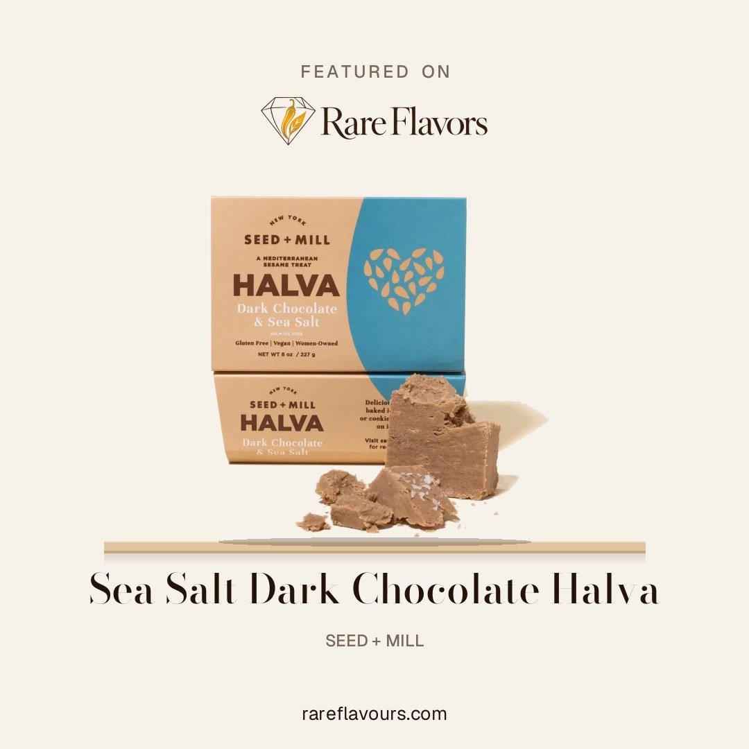 Sea Salt Dark Chocolate Halva: featured on Rare Flavours