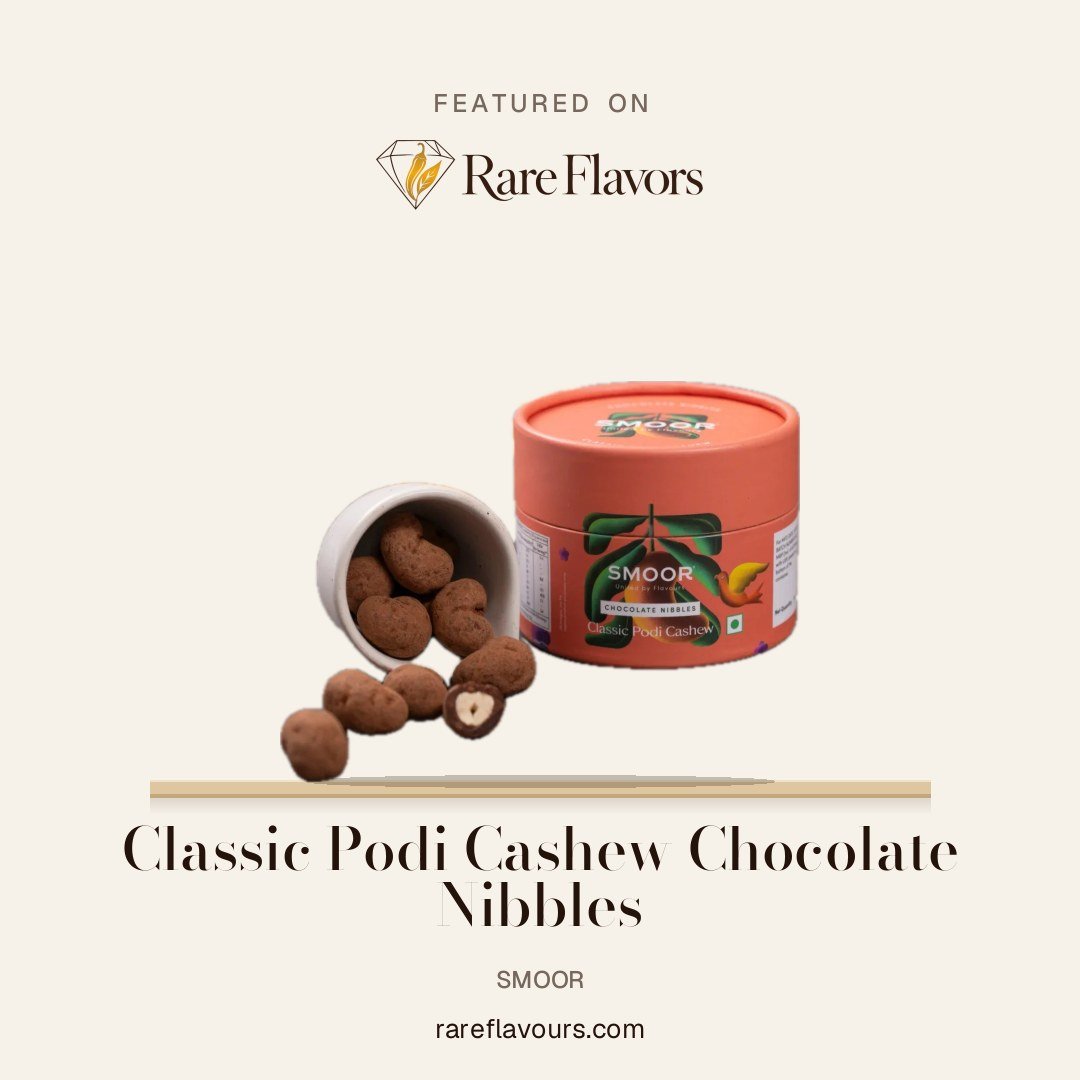 Classic Podi Cashew Chocolate Nibbles: featured on Rare Flavours