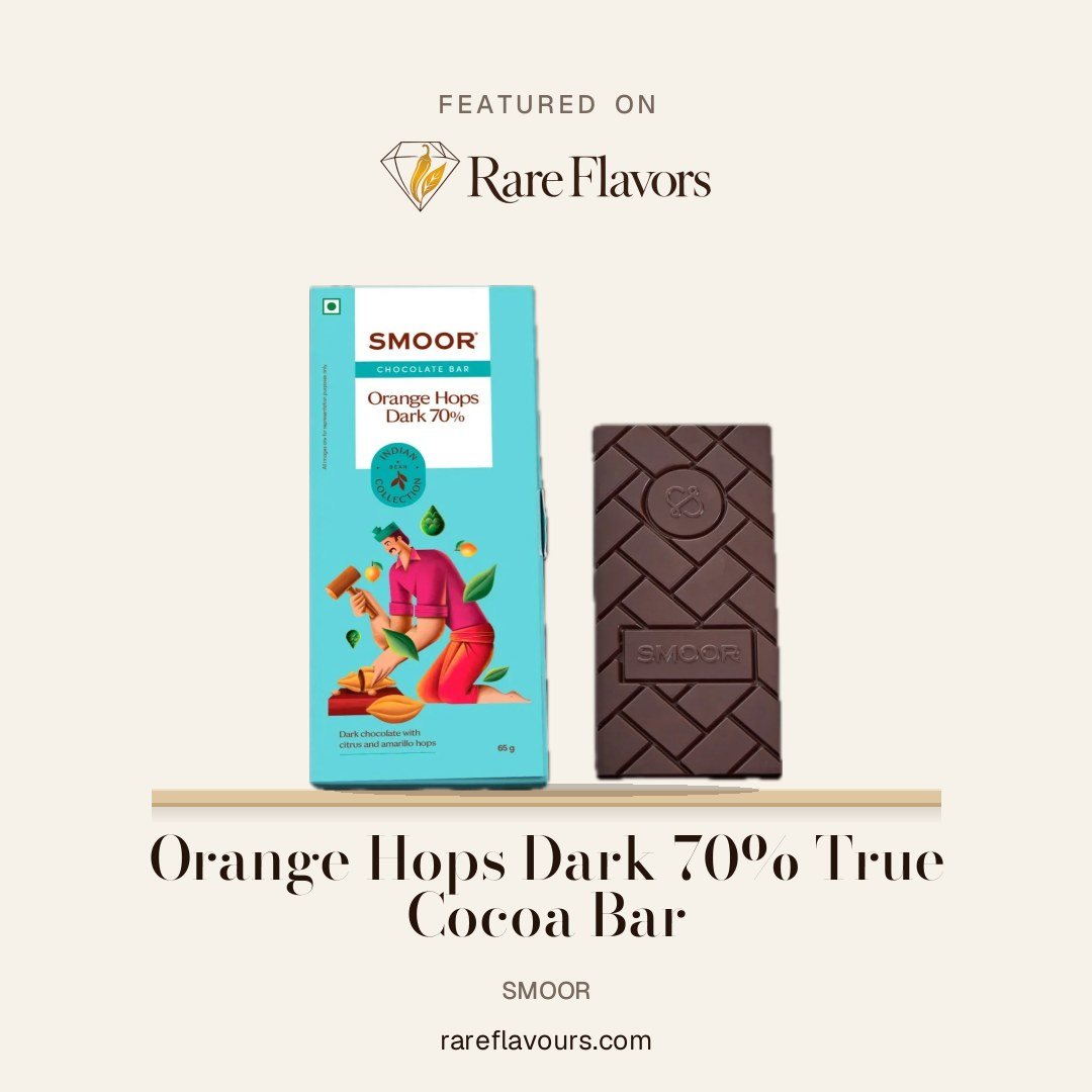 Orange Hops Dark 70% True Cocoa Bar: featured on Rare Flavours