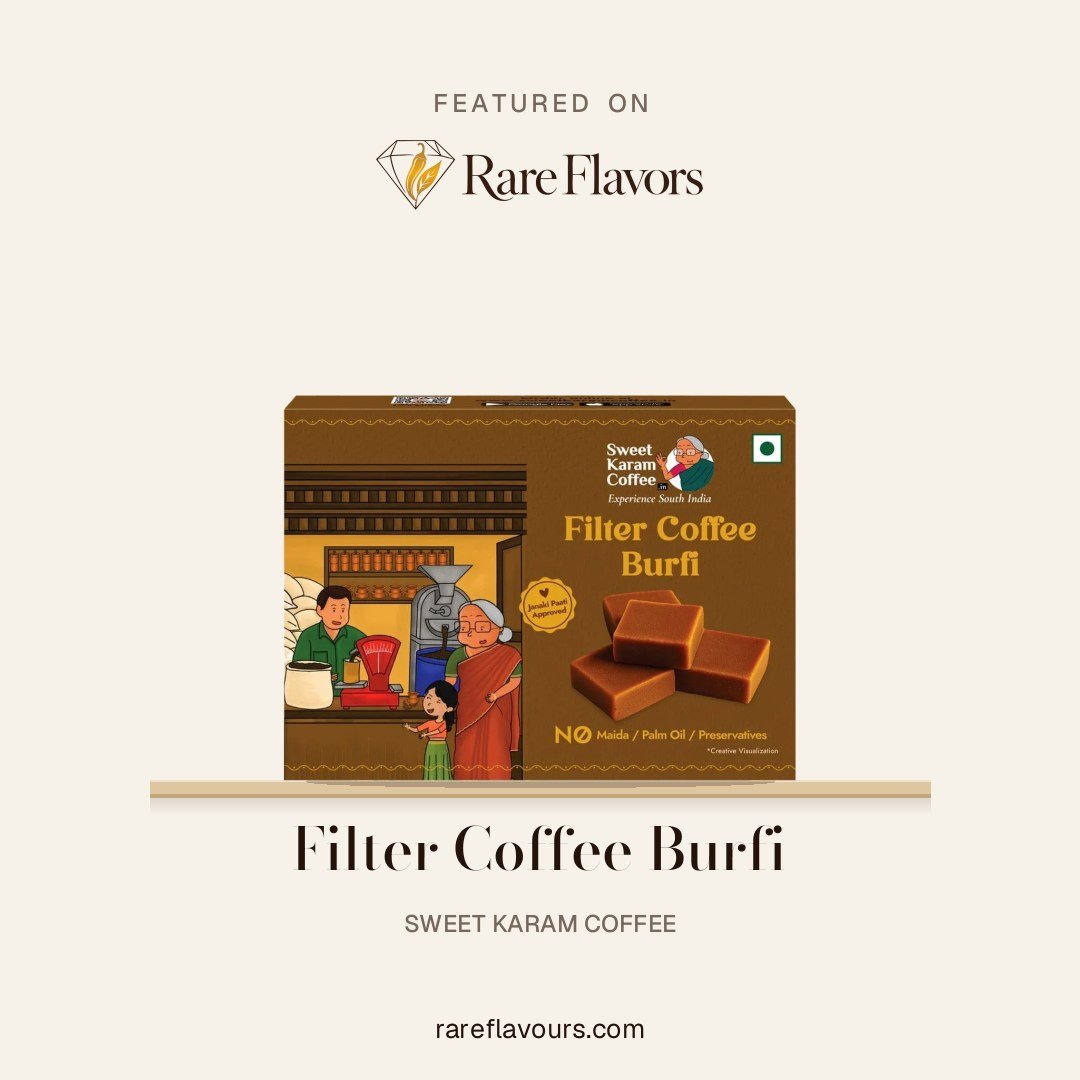 Filter Coffee Burfi: featured on Rare Flavours
